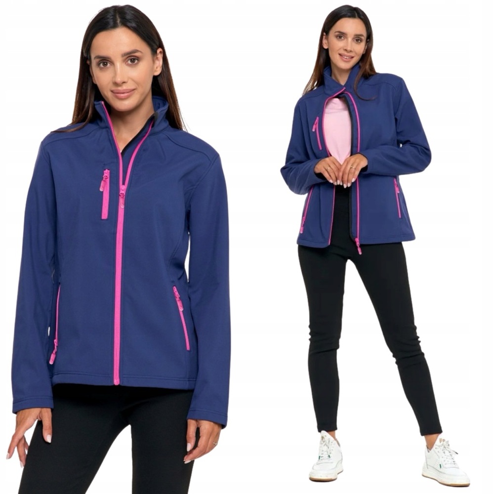 (A4) Hi Tech Purple Blue Pink Zip‎ Casual Performance Athletic Sporty Jacket S